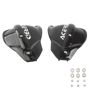 Protège-mains de moto Acerbis orange, plaques de protection tout-terrain agrandies HB118 - Product Image 4