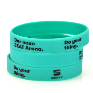 Pulseras en relieve con logotipo personalizado de estilo náutico impermeable de goma/silicona ecológicas promocionales <span class=keywords><strong>para</strong></span> regalos promocionales - Product Image 5