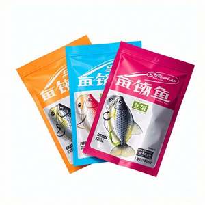 Custom Moisture Proof Ziplock <b>Pouch</b> Soft Plastic Fishing Lure Packaging <b>Reusable</b> Resealable Bags for Fishers Pet <b>Food</b> & Jelly - Product Image 2