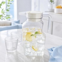 Botol Air Dingin/Jus Transparan PC Tebal Kapasitas Besar untuk Restoran, Rumah, Hotel, Kualitas Makanan