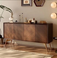 Lemari Bufet Kayu Mewah untuk Dijual, Furnitur Ruang Makan Dapur, Meja Bufet