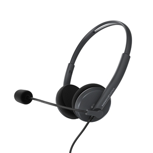 Casque Energy Sistem Office 2 Anthracite (compatible PC/Mac/Smartphone, prise 3,5 mm, microphone externe non amovible) - Product Image 1