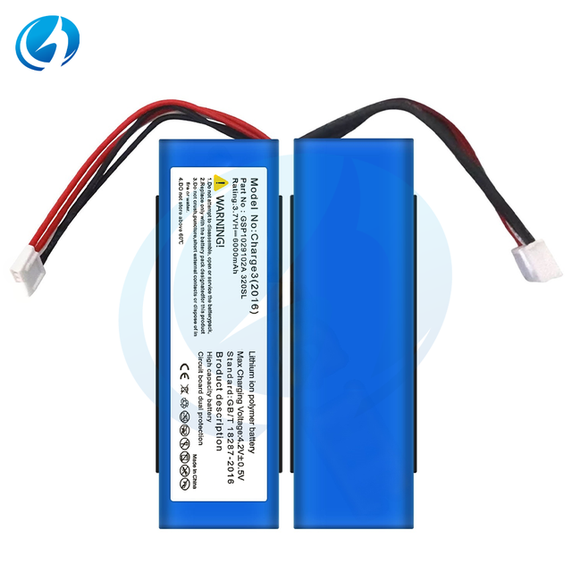 Factory OEM GSP1029102A JML320SL 3.7V 6000mAh Replacement Speaker Battery for JBL Charge 3