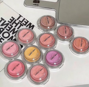 Palette de fards à joues cosmétiques, <span class=keywords><strong>maquillage</strong></span> beauté à marque privée, ensemble de <span class=keywords><strong>maquillage</strong></span>, fard à joues mat et scintillant, léger et longue tenue - Product Image 2
