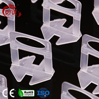 Système de nivellement de carreaux facile à démonter 100 pièces Clips Outils d'espacement pour carreaux de céramique mur/sol Essential 140g par paquet