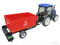 Zoomye, Fábrica Líder, Operación Confiable, Esparcidor de Fertilizante Agrícola de 5T de Una Sola Cara, Versión Segura para Exportación, Completo