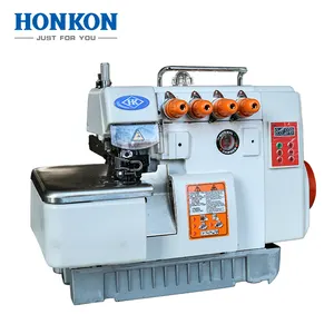 Complete production line 4 thread overlock professional sewing machines for shirt sew use