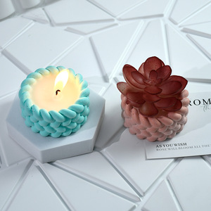 3D spessa corda di canapa a forma di candelabro <span class=keywords><strong>in</strong></span> <span class=keywords><strong>Silicone</strong></span> stampo candela tazza di gesso <span class=keywords><strong>per</strong></span> la conservazione di aromaterapia stampo <span class=keywords><strong>per</strong></span> la decorazione della casa che fa strumento - Product Image 4