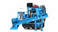 Machine de forage de puits horizontaux sur chenilles LY-12L-C pour projets sans fosses