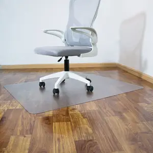 Home Office Anti Slip Sob Tapete De Mesa Piso Pvc Protector Tapete De Madeira Dura Piso Retângulo Cadeira Mat