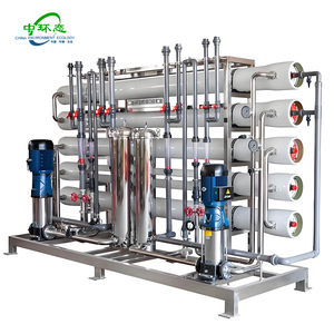 Skid-gắn 10 t/h RO nước uống thiết bị xử lý với PLC và bơm thép không gỉ công nghiệp sử dụng - Product Image 1