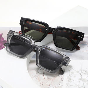 Nouvelles lunettes de soleil carrées unisexes, monture TR90, verres polarisés TAC, protection UV400, pour le soleil, les voyages, la conduite, la mode - Product Image 2