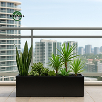 Jardinière écologique pour plantes d'extérieur, pot de fleurs urbain, mobilier de rue extérieur, grands pots de fleurs au sol pour jardin et parc