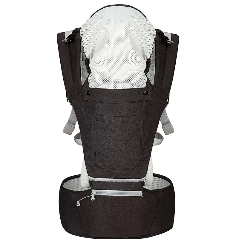 2022 China OEM/ODM 6-36 Months Hot Sale Protective baby Hip Seat Ergonomic Waist Carrier With Hood Front & Back