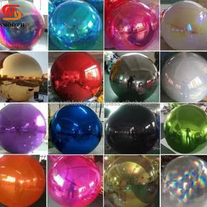 Bola de Espejos Inflable de PVC Roja, Moderna, Nueva Llegada, para Fiestas al Aire Libre, Bodas y Eventos - Product Image 5