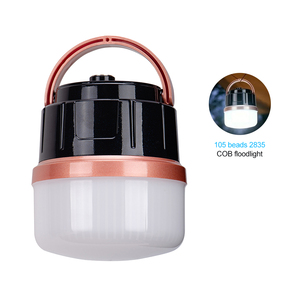 Lanterne de camping LED à 3 modes de couleur, gradation progressive, longue autonomie, batterie externe magnétique, IP65, rechargeable - Product Image 1