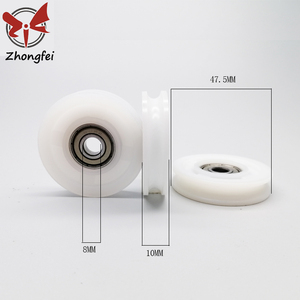 Nylon/Kim loại ròng rọc bánh xe bóng mang nhà sản xuất U V H rãnh cửa trượt cửa sổ con lăn - Product Image 4