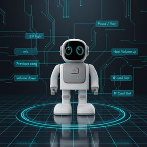 Robot intelligent Topjoy, robot compagnon AI, robot dansant, haut-parleurs pour adultes, AI <span class=keywords><strong>Gemini</strong></span> - Product Image 3