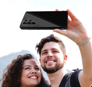 Coque arrière en métal à protection intégrale 360°, en aluminium, double face, verre trempé transparent, étui magnétique pour Samsung S23 S22 <span class=keywords><strong>Ultra</strong></span> - Product Image 6