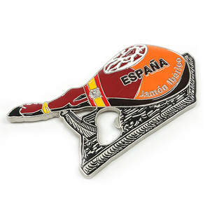 Imán de nevera metálico abridor de botellas de recuerdo de España, venta al por mayor, personalizado, Jamón Ibérico, I Love ESPAÑA, diseño gratuito - Product Image 4