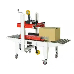 Automatic Cardboard Carton Case Corner Box Packaging Folding Sealing Closing Machine