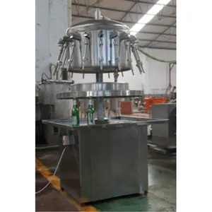 14head Automatic beer filling machines production line glass bottle capping mach