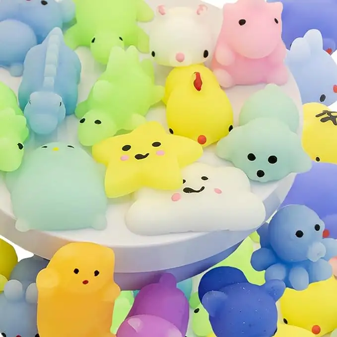 2023 heiße kawaii kindergeschenke mochi mini niedlich mädchen spaß weich drücken tiere squishies unruhig spielzeug für kinder