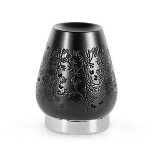 Artigianato su misura per la casa piccolo bruciatore a cera incenso nero in ceramica fragranza elettrica scaldabagno profumo Aroma lampada - Product Image 5