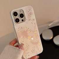 Coque pour iPhone 15 Pro Max, douce et élégante, en tulle rose, motif floral, antichoc