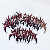 Impression numérique personnalisée étanche résistant aux UV autocollant transparent multiple marque logo autocollant autocollant d'emballage pour l'intérieur