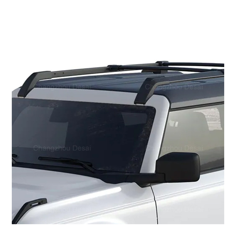 Автомобильные Внешние аксессуары, комплект деталей, автомобильные багажные стойки на крышу, верхний багажник на крышу, боковые рейки, багажник на крышу для Ford Bronco 2021 2022 2023