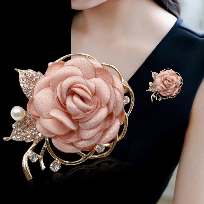 SC Wholesale Luxury Pearl Brooches Shirt