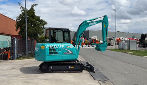 Excavatrice Kobelco SK60 de 6 tonnes, d'origine japonaise, bleue, avec pièces de moteur d'occasion pour engins sur chenilles. - Product Image 2
