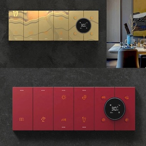 Sistema Inteligente de habitación de hotel personalizado, interruptor zigbee, tuya, WIFI, interruptor inteligente de 8 entradas, panel de 6 interruptores de luz - Product Image 2