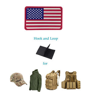 도매 주문 Pvc 국가 국가 작은 미국 미국 깃발 양각 PVC 패치 - Product Image 6