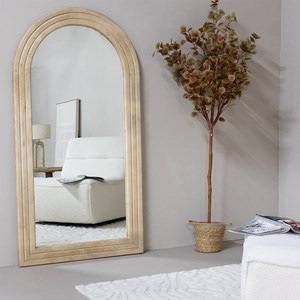 Customized Art <strong>Deco</strong> Full Body Dressing Room <strong>Mirror</strong> Arched Floor <strong>Mirror</strong> Shatterproof Home Decor,wooden Stand <strong>Mirror</strong> - Product Image 3