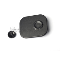 Étiquette de sécurité rigide en plastique RF 8,2 MHz 65*54 mm avec alarme pour vêtements, sacs, chapeaux, étiquettes antivol EAS, portée de détection de 1,2 à 1,6 m