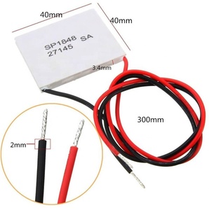 SP1848-27145 SA <span class=keywords><strong>TEC</strong></span> 4,8 V 669MA 40x40MM Semiconductor termoeléctrico de generación de energía - Product Image 3