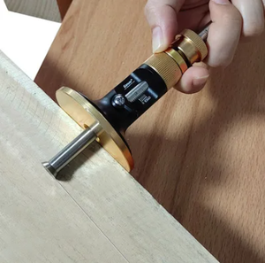 Règle de traçage de précision européenne <span class=keywords><strong>WHQ</strong></span>-HX, jauge de marquage, réglage fin, outils de traçage automatique en alliage, mesure de profondeur - Product Image 5