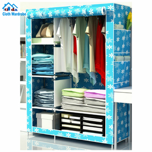 2018 Kawaii Light and Handy Freestanding <strong>Plastic</strong> Diy Folding <strong>Cupboard</strong> Baby Wardrobe <strong>Cupboard</strong> - Product Image 4