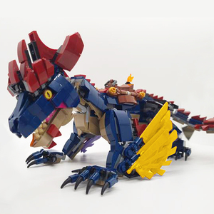 Goldmoc <span class=keywords><strong>Ark</strong></span> Survival Evolved videojuego juguetes para niños bloques de construcción de bloques de juguete Rock Drake camaleón - Product Image 3