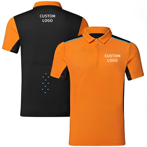 Chemise de course personnalisée à boutons sur le devant pour équipe de pit crew, uniforme unisexe pour équipe de sport automobile, logo de sponsor, OEM, vente en gros - Product Image 3
