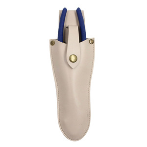 In stock PU <b>leather</b> waist-mounted garden scissors sheath, pliers sheath, scissors storage bag, <b>tool</b> bag, trimming pliers bag - Product Image 5