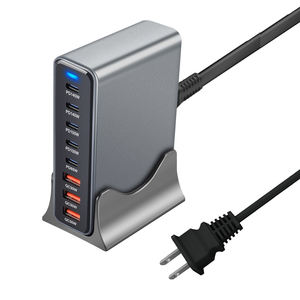 Estación de carga USB C GaN <span class=keywords><strong>Pro</strong></span> de 635W, concentrador de alimentación de escritorio de 8 puertos (5xUSB-C + 3xUSB-A), cargador 140WPD3.1 para <span class=keywords><strong>Mac</strong></span> <span class=keywords><strong>Book</strong></span> <span class=keywords><strong>Pro</strong></span> M3 <span class=keywords><strong>Max</strong></span> - Product Image 3