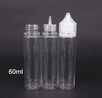 10 30 50 60 100 120ml V3 bouteille d'huile liquide bouteille PET