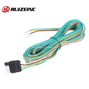 도매 픽업 트럭 트레일러 4 핀 터미널 와이어 빔 자동차 변환 플러그 연결 케이블 전원 코드 - Product Image 2