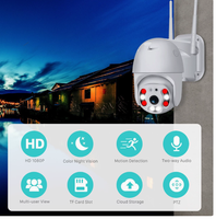 Surveillance de sécurité intelligente sans fil, caméra ICSEE haute définition avec vision nocturne couleur, surveillance à distance