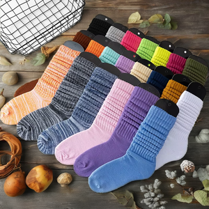 Calcetines <span class=keywords><strong>de</strong></span> Color Puro para <span class=keywords><strong>Mujer</strong></span>, Diseño <span class=keywords><strong>de</strong></span> Burbujas a la Moda, Calcetines Gruesos <span class=keywords><strong>de</strong></span> Algodón, Largos, Delgados, Holgados, Transpirables, para <span class=keywords><strong>Botas</strong></span> - Product Image 2