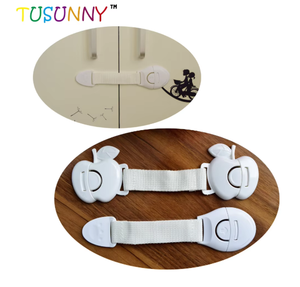 Blocco di Sicurezza Anti-Pizzicamento per <span class=keywords><strong>Bambini</strong></span>, <span class=keywords><strong>Protezione</strong></span> per Porte di Armadi e Frigoriferi, Chiusura di Sicurezza in Plastica per <span class=keywords><strong>Bambini</strong></span> - Product Image 2