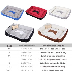 Niches et lits pour chiens en tissu, en stock direct usine, pour petites/moyennes/grandes races ; Nids douillets pour animaux de compagnie ; Fournitures en gros - Product Image 4